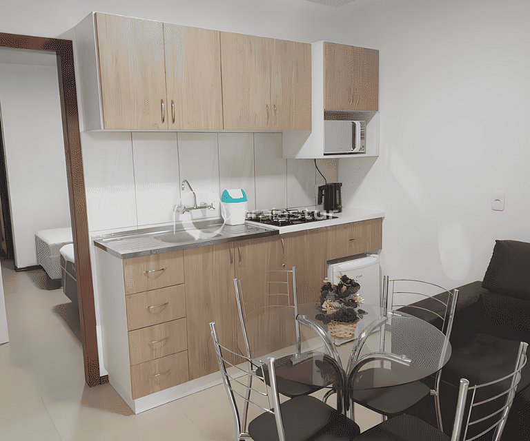 #HC01 - Studio | Charmoso e aconchegante, com detalhes bem p